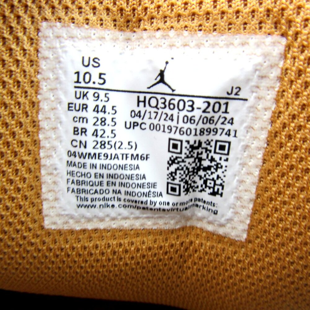 Air Jordan 1 Low SE Sneakers Mens Size 10.5 Flax Baroque Brown NEW - Picture 11 of 14